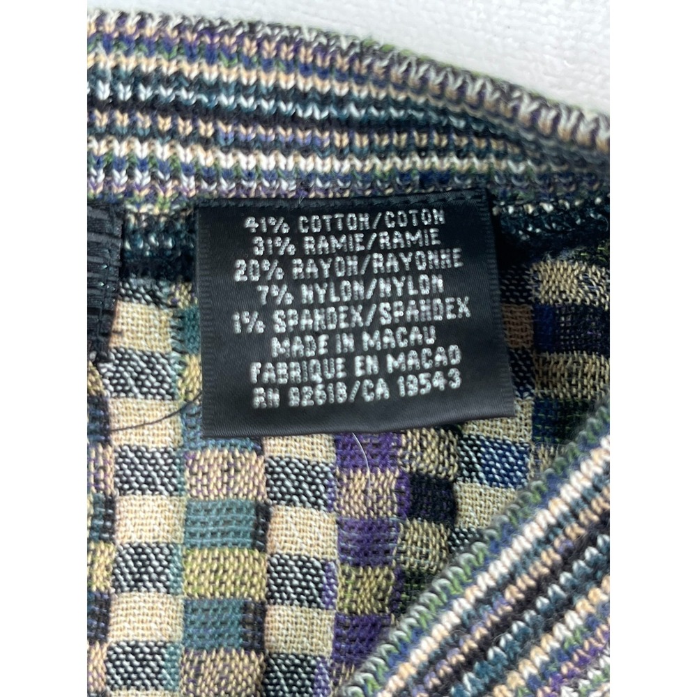 VTG JHANE BARNES Mens M Sweater V Neck Stretch Japan - Picture 4 of 10